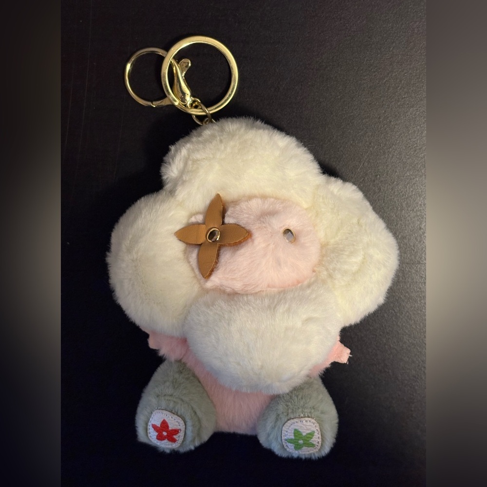 Fashion Vivienne Plush Bag Charm Keychain